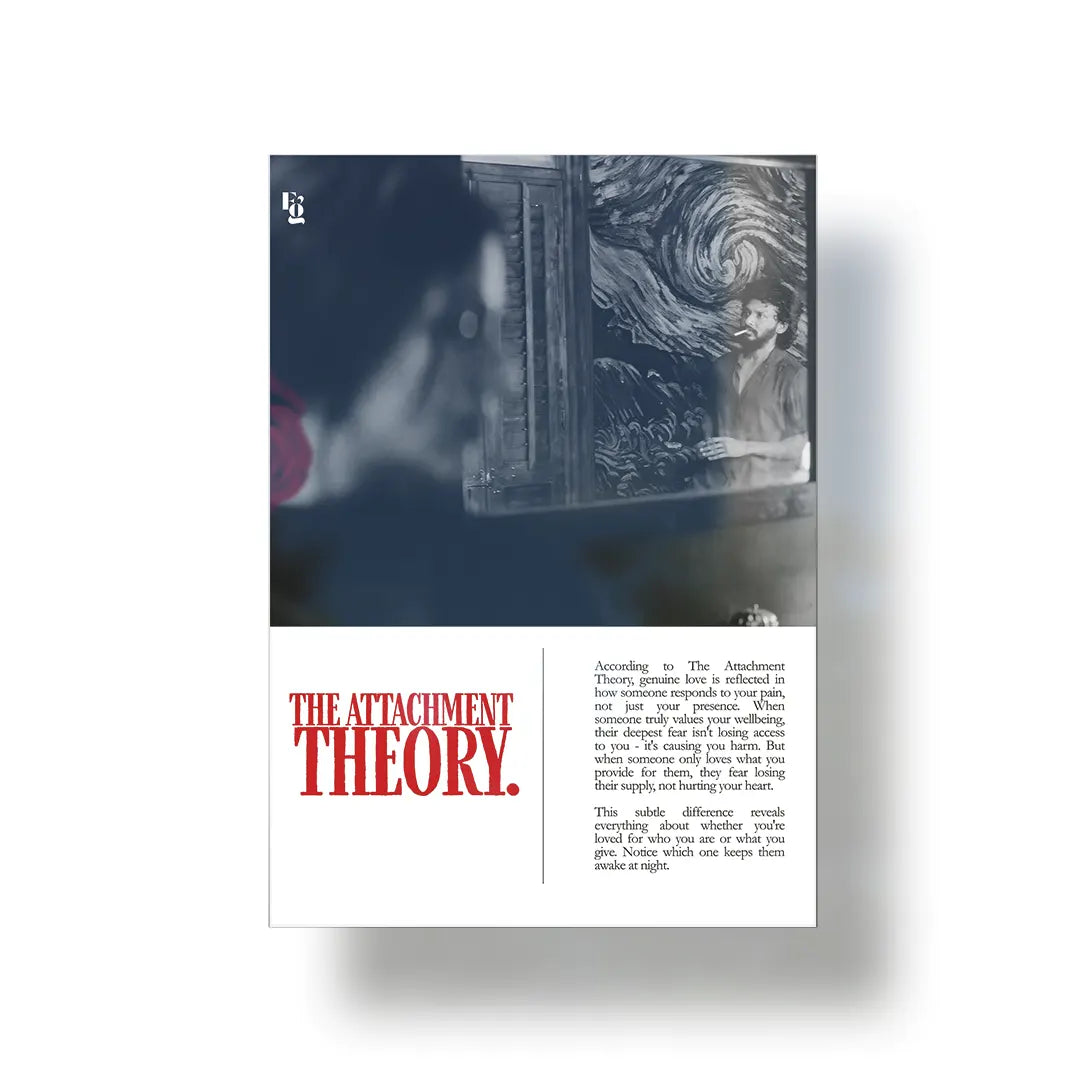 The Attachment Theory metal poster 1