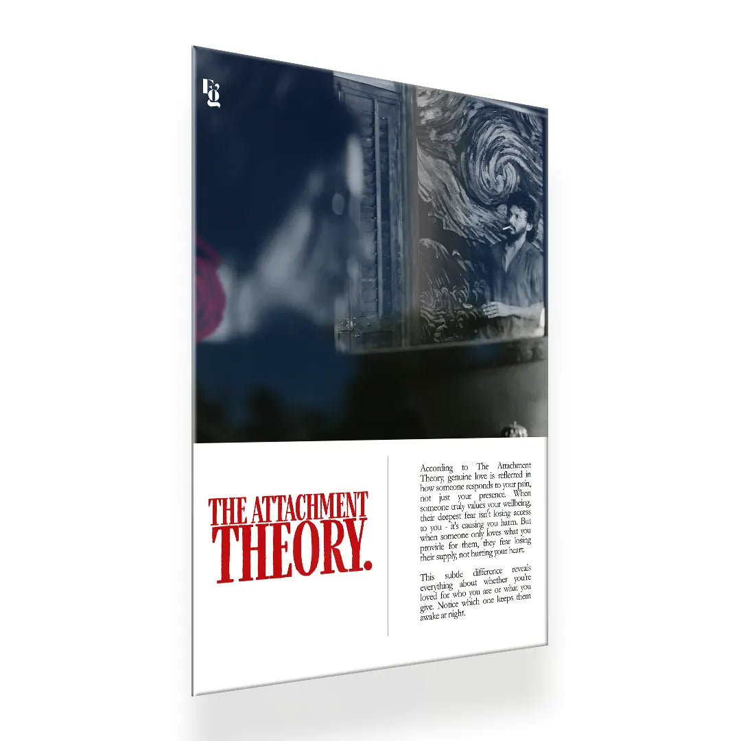 The Attachment Theory metal poster 2