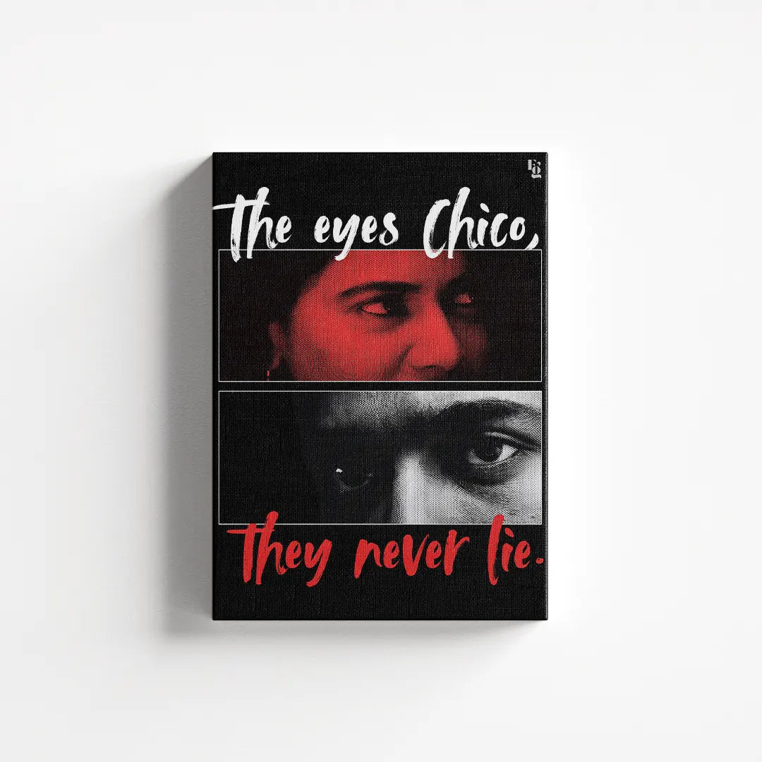 The eyes they never lie canvas 1