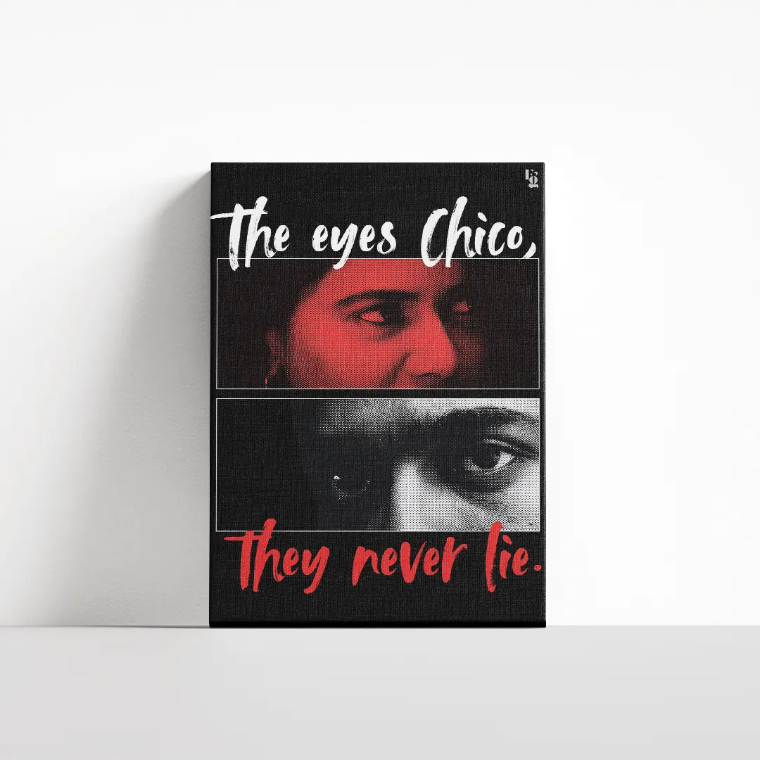 The eyes they never lie canvas 4