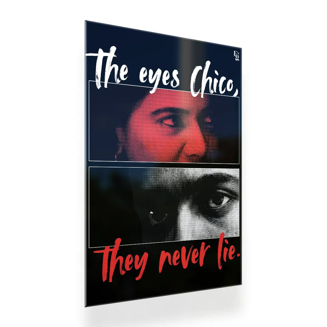 The eyes they never lie metal poster 2