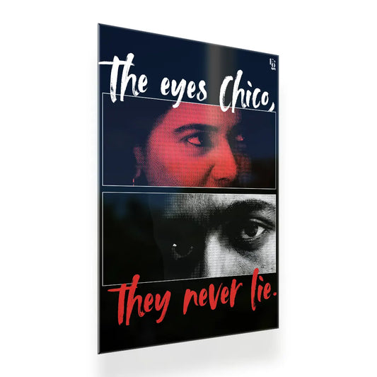 The eyes they never lie metal poster 2