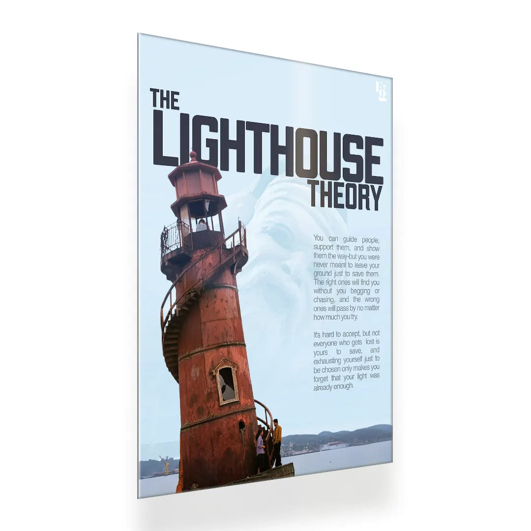 The Lighthouse Theory metal poster 2