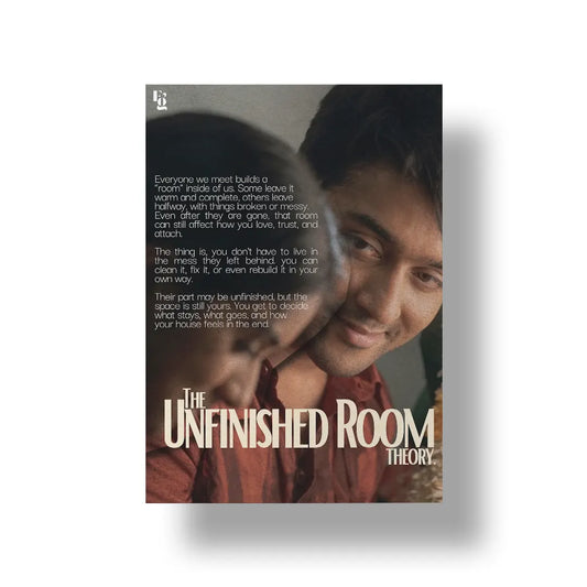 The Unfinished Room Theory art poster 1