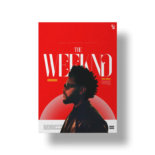 The Weeknd art poster 1