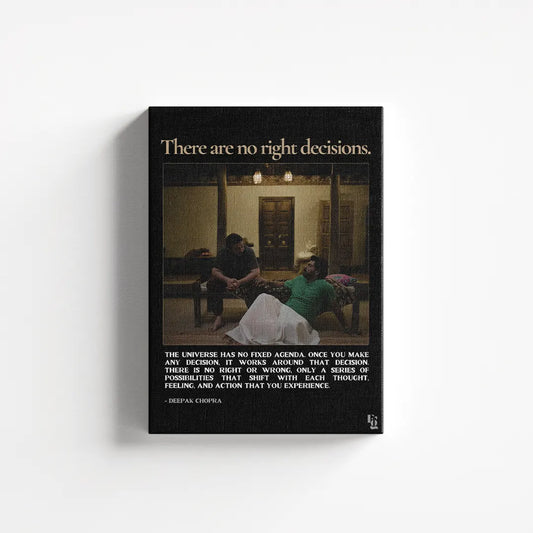 There Are No Right Decisions canvas 1