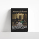 There Are No Right Decisions canvas 4