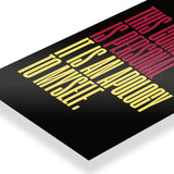 This Comeback Is Personal Typography art poster 3