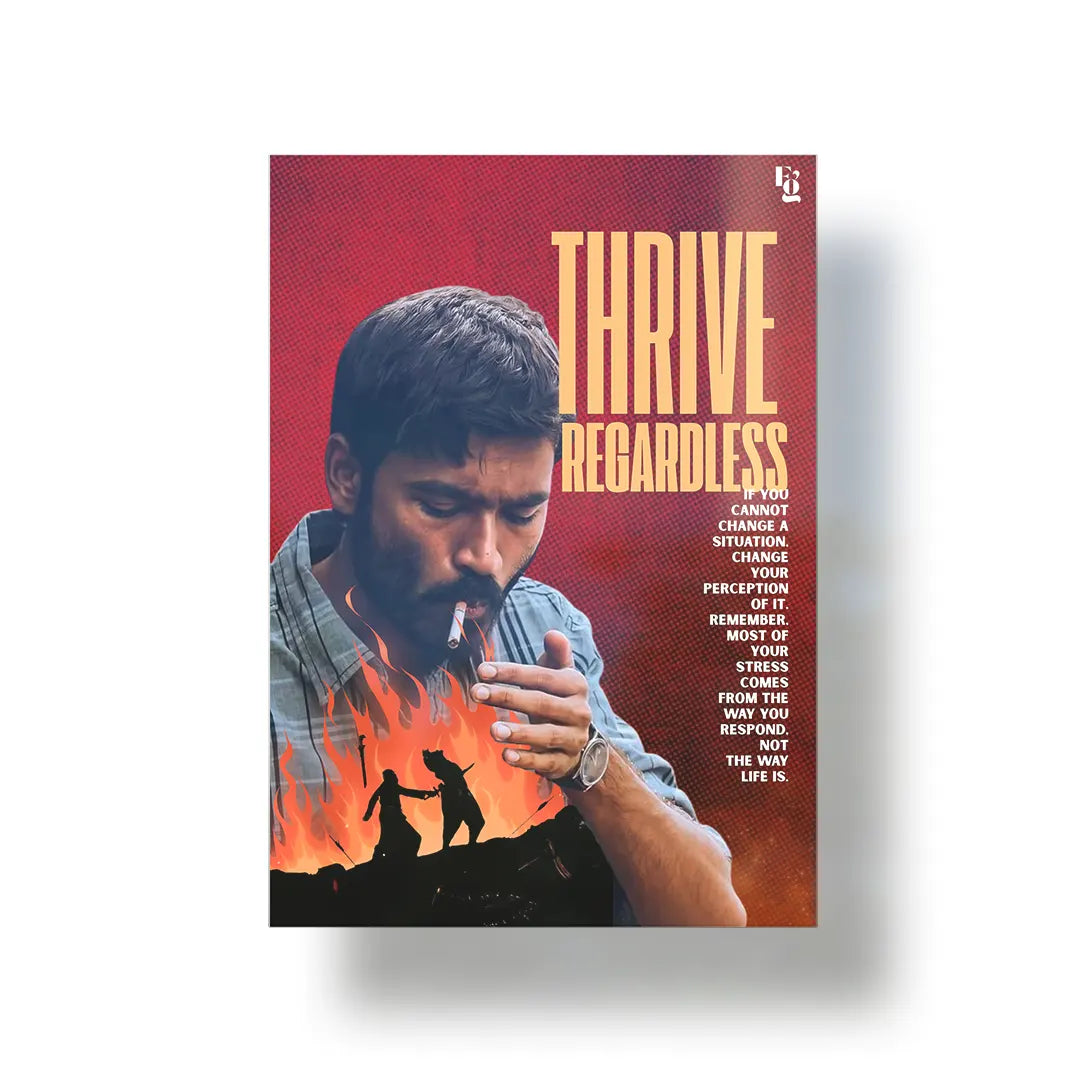 Thriving Regardless metal poster 1