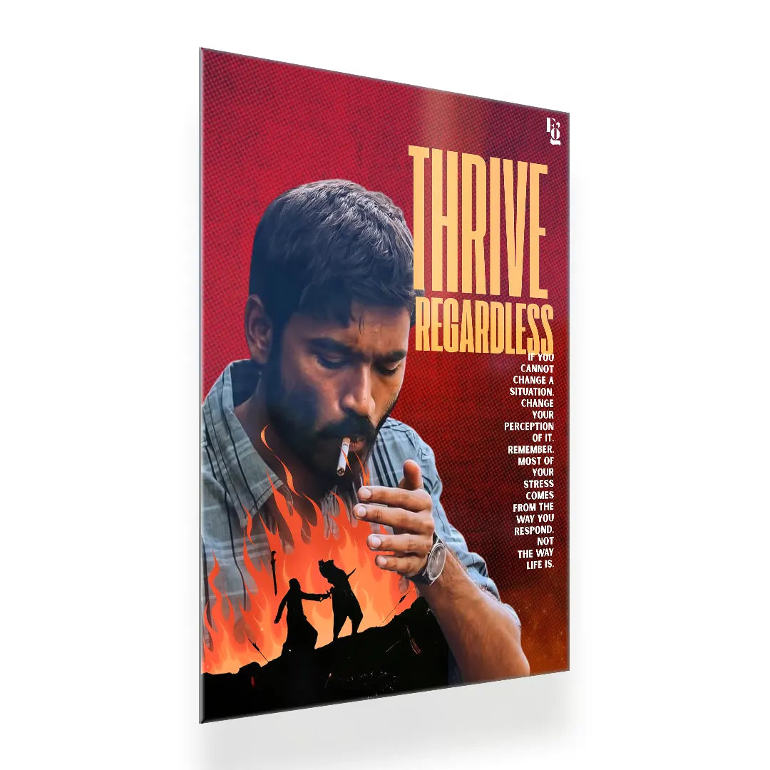 Thriving Regardless metal poster 2