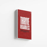 Thriving Regardless Typography canvas 2