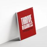 Thriving Regardless Typography canvas 3