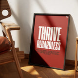 Thriving Regardless Typography frame 1