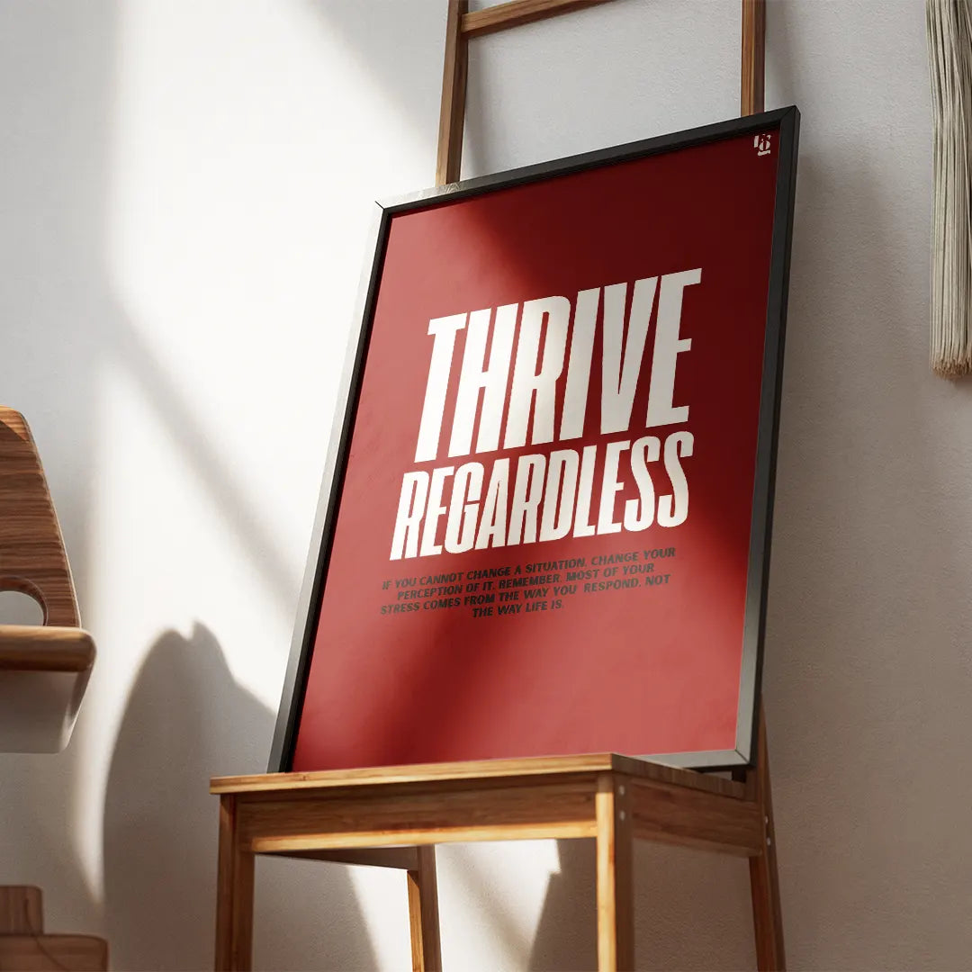 Thriving Regardless Typography frame 2