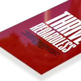 Thriving Regardless Typography metal poster 3