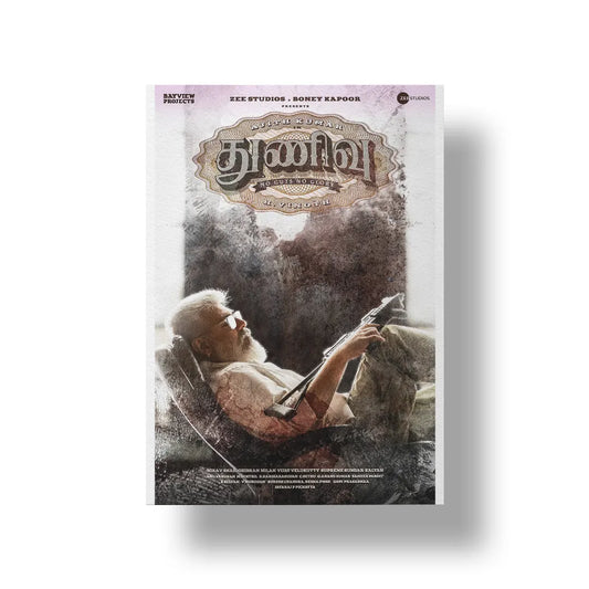 Thunivu 2023 V1 Original Movie art poster 1