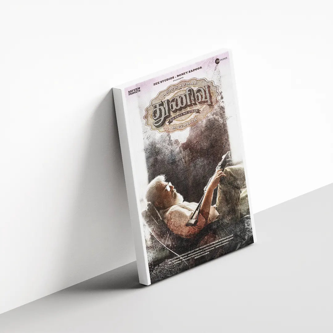 Thunivu 2023 V1 Original Movie canvas 3