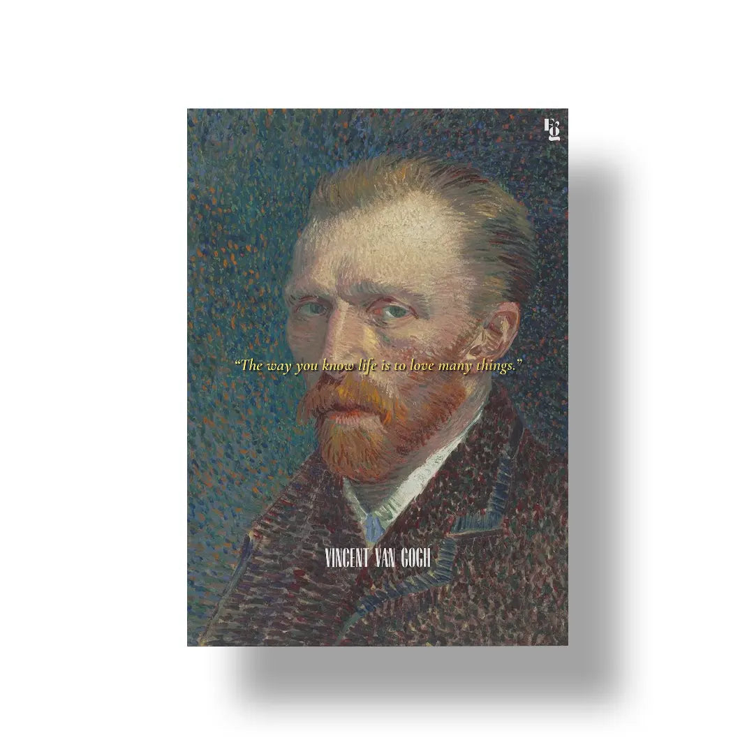 To Love Many Things Vincent van Gogh art poster 1