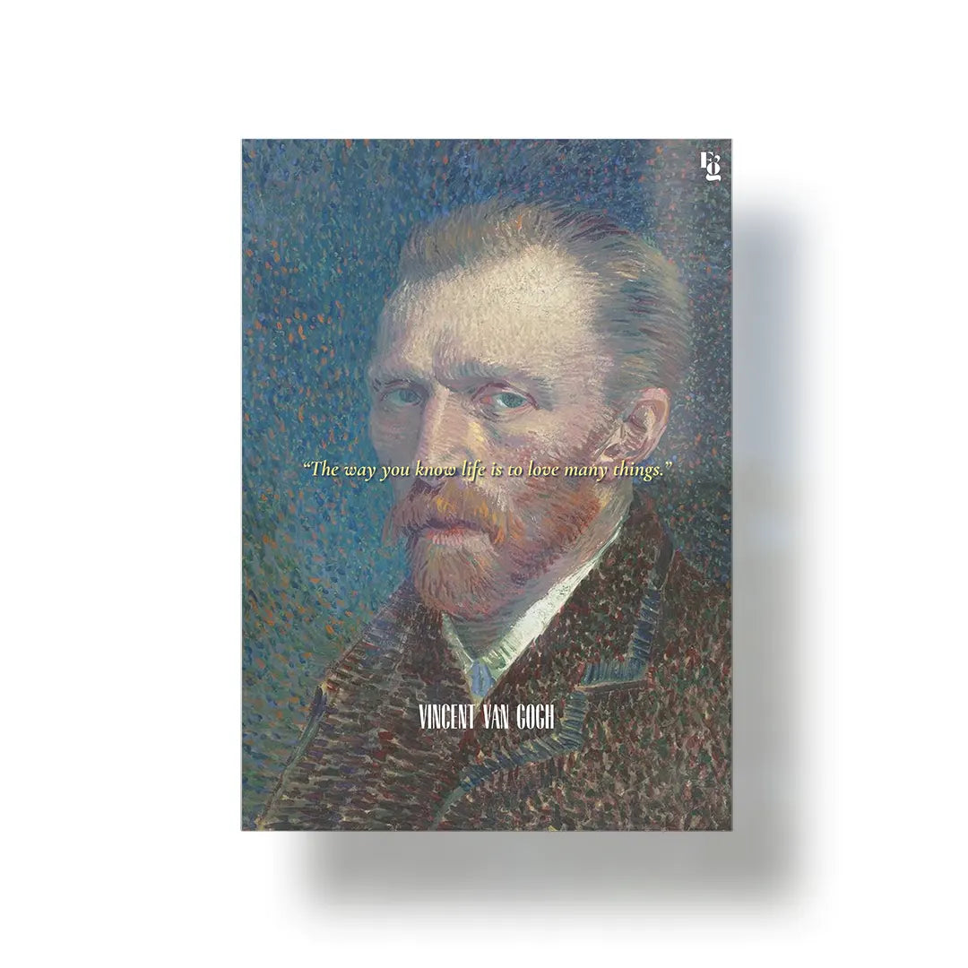 To Love Many Things Vincent van Gogh metal poster 1
