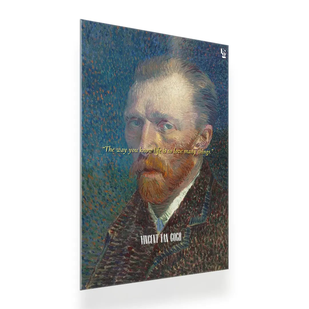 To Love Many Things Vincent van Gogh metal poster 2