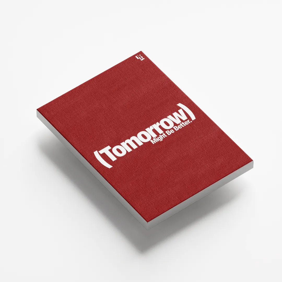Tomorrow Might Be Better Typography canvas 5