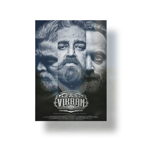 Vikram 2022 V1 Original Movie metal poster 1