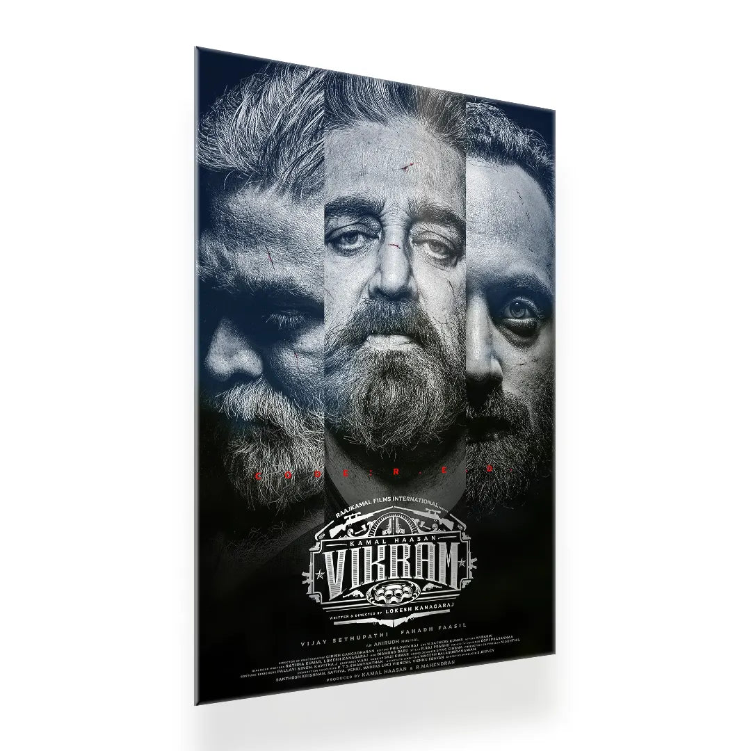Vikram 2022 V1 Original Movie metal poster 2