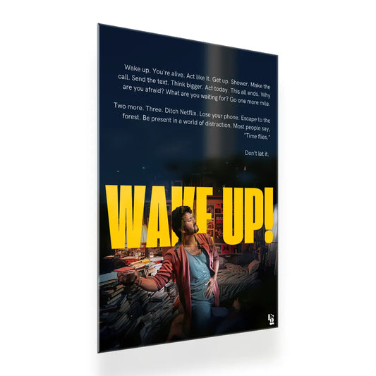 Wake up Master Vijay metal poster 2