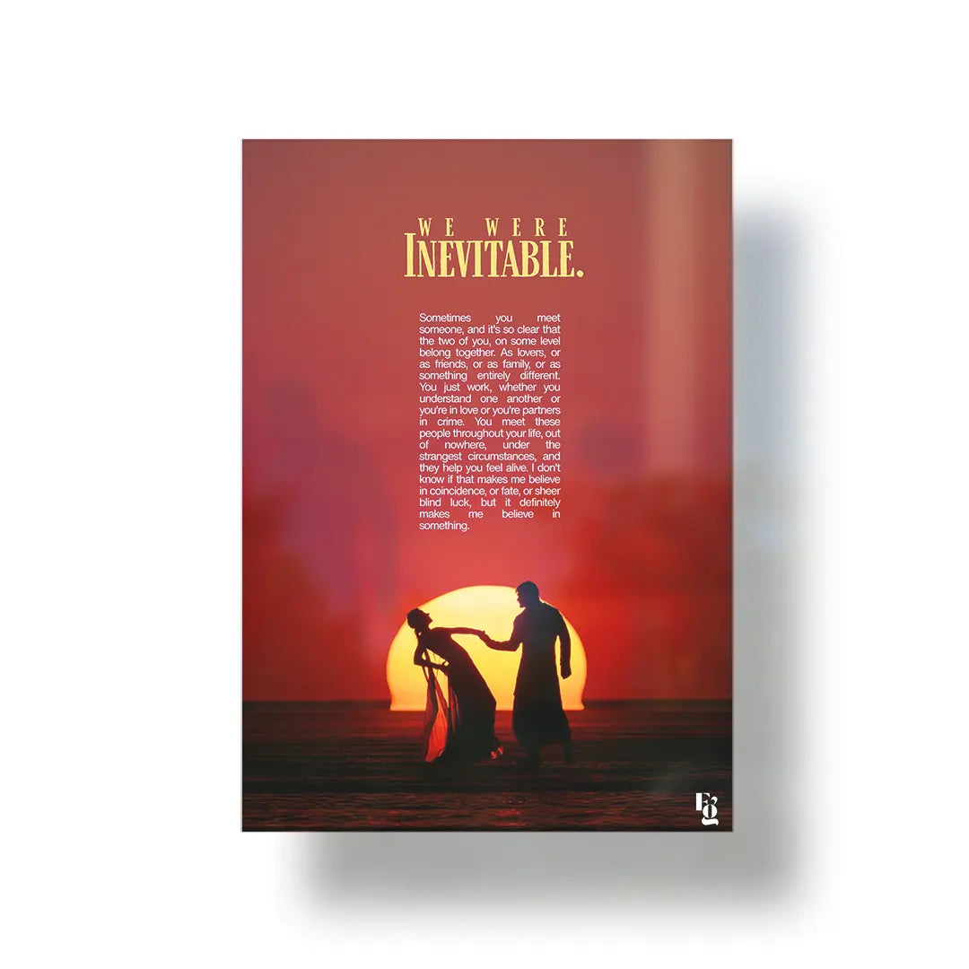 We Are Inevitable metal poster 1
