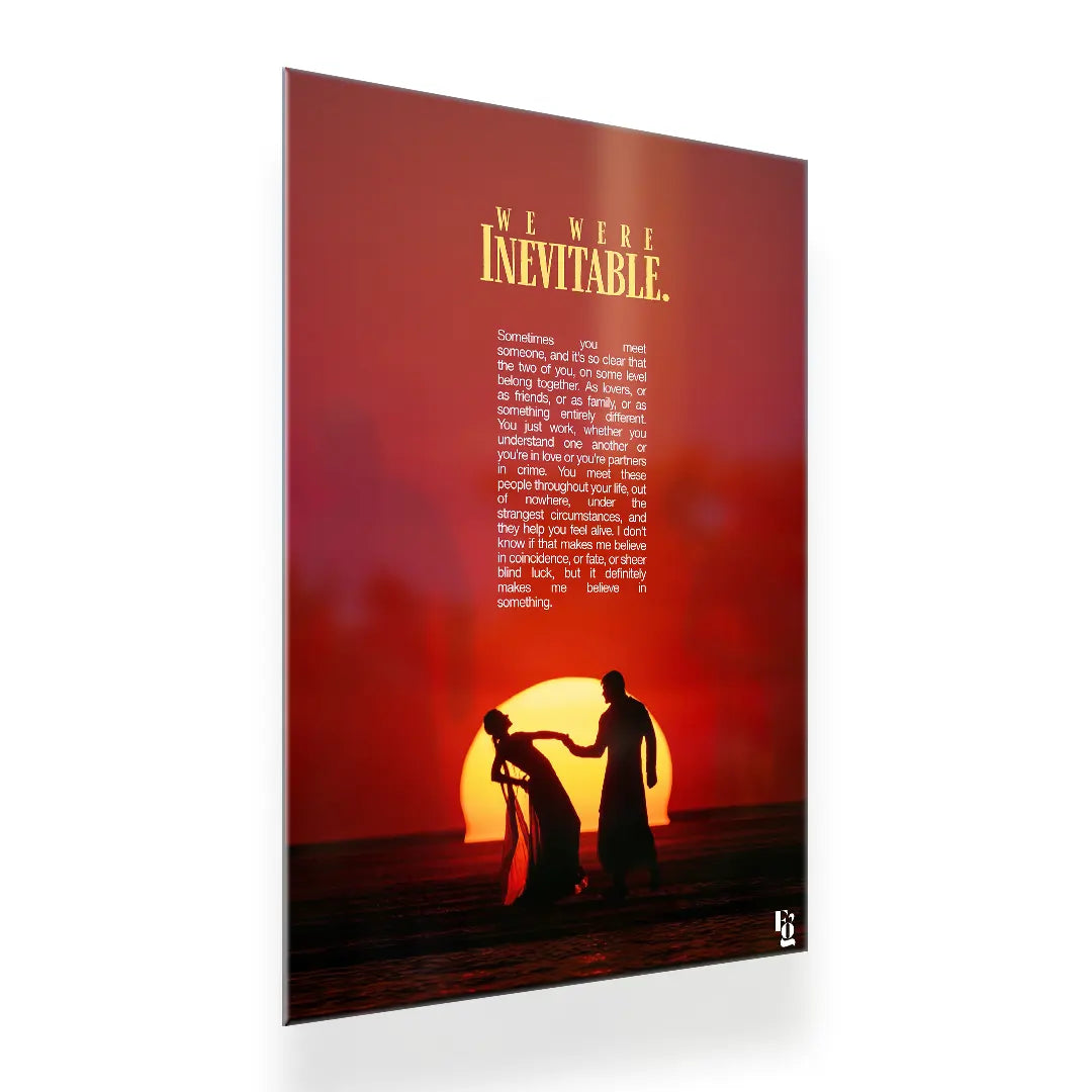 We Are Inevitable metal poster 2