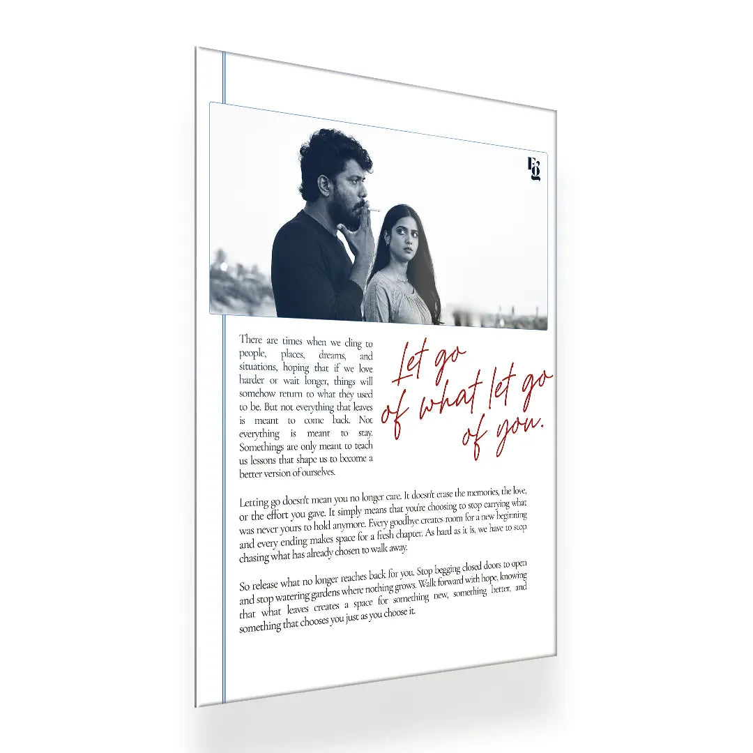 What Let Go Of You metal poster 2