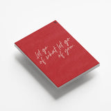 What Let Go Of You Typography canvas 5