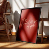 What Let Go Of You Typography frame 3