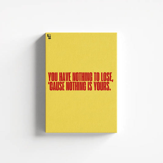 What They Think Typography canvas 1