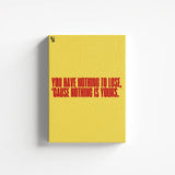What They Think Typography canvas 1