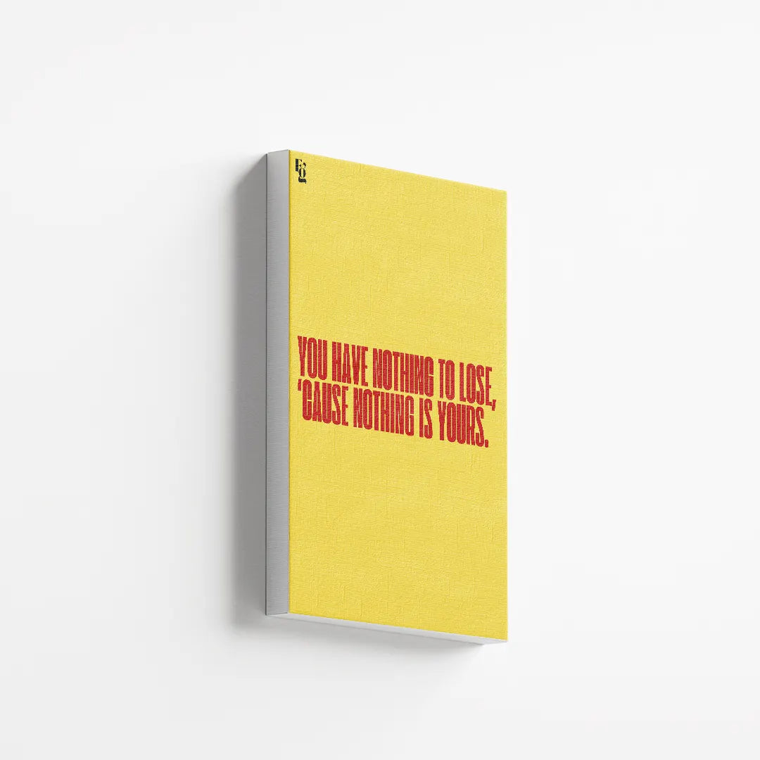 What They Think Typography canvas 2