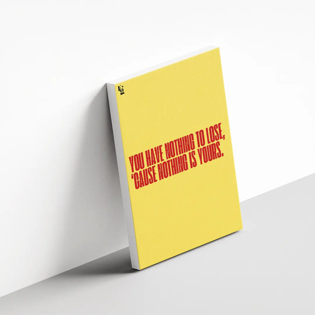 What They Think Typography canvas 3