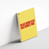 What They Think Typography canvas 3