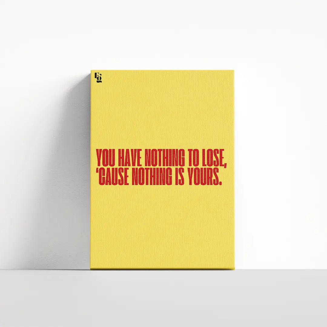 What They Think Typography canvas 4