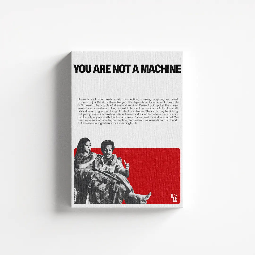 You Are Not A Machine canvas 1