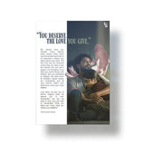 You Deserve The Love metal poster 1