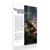 You Deserve The Love metal poster 2